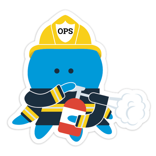 "Ops Firefighter" Sticker