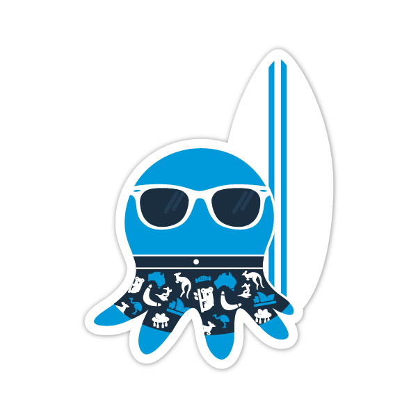 "Surfer" Sticker