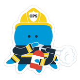 "Ops Firefighter" Sticker