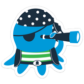 "Pirate" Sticker
